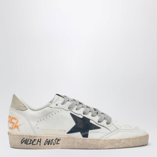 Ball Star Sneakers In White/Blue/Ice