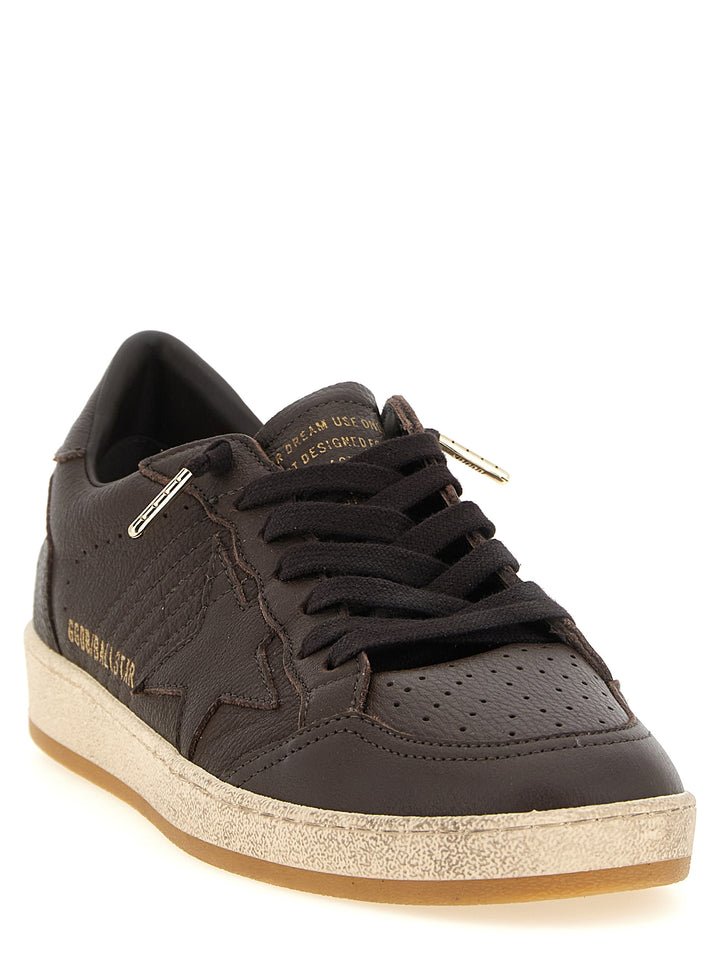 Golden Goose Ball Star Sneakers - Brown | 7ec11fcfe5040b8ff5a4013cea291fd67249a32c