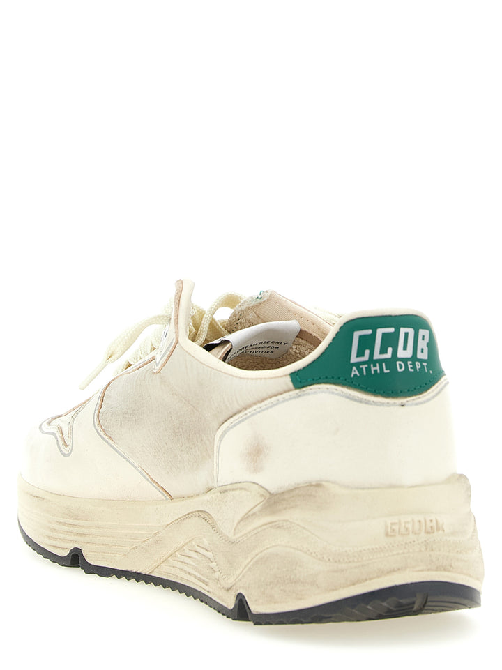 Golden Goose Running Sole Sneakers - Green | 68cccbc5549fe34ce2de917ae67c7ce73093e5cc