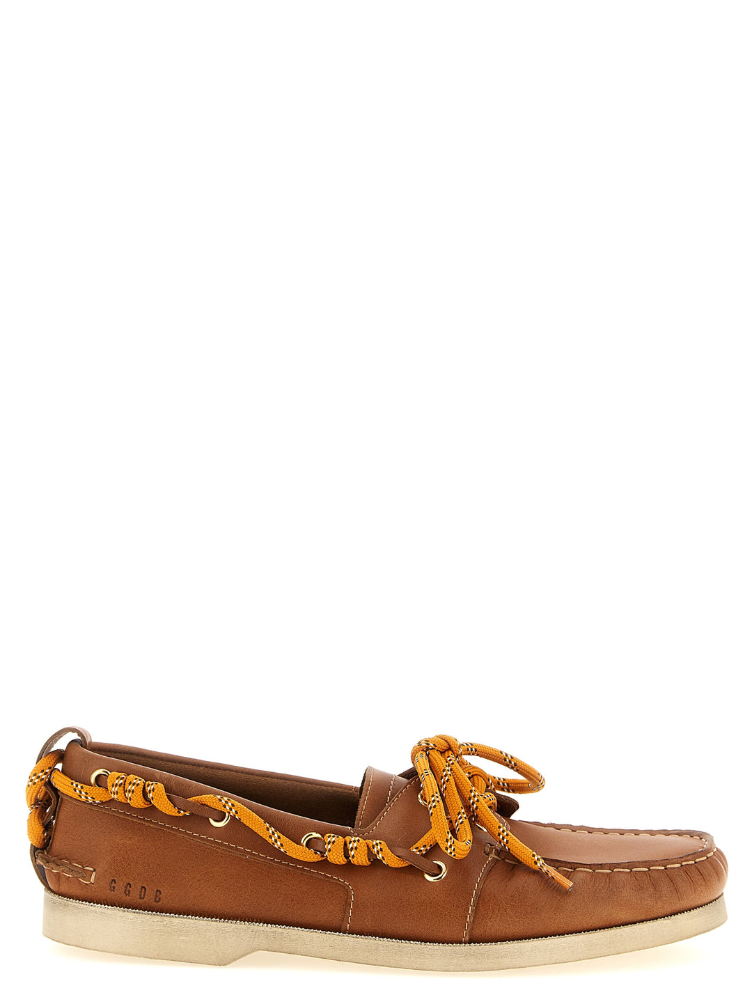 Golden Goose Leather Boat Shoe Loafers - Brown | 95b2e04d9433a47aa69c535dd1f64679c69852fc