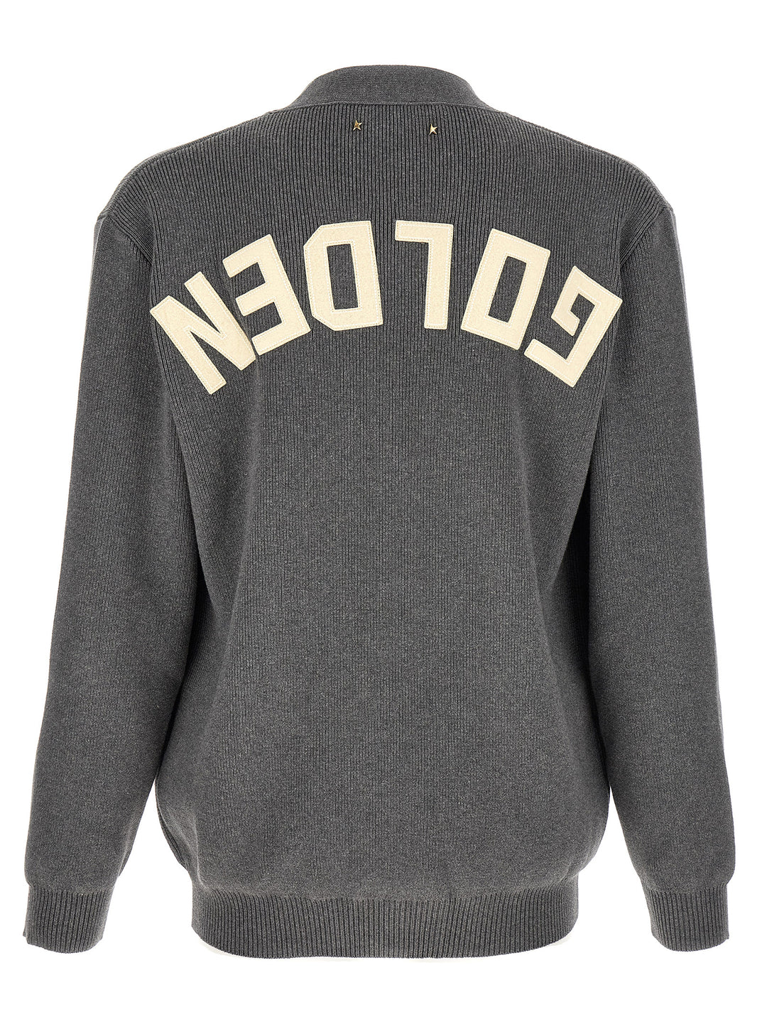 Golden Goose Logo Cardigan Sweaters and Cardigans - Gray | ad346d40063157cce103ef3eba1f1ab71c9ffd21