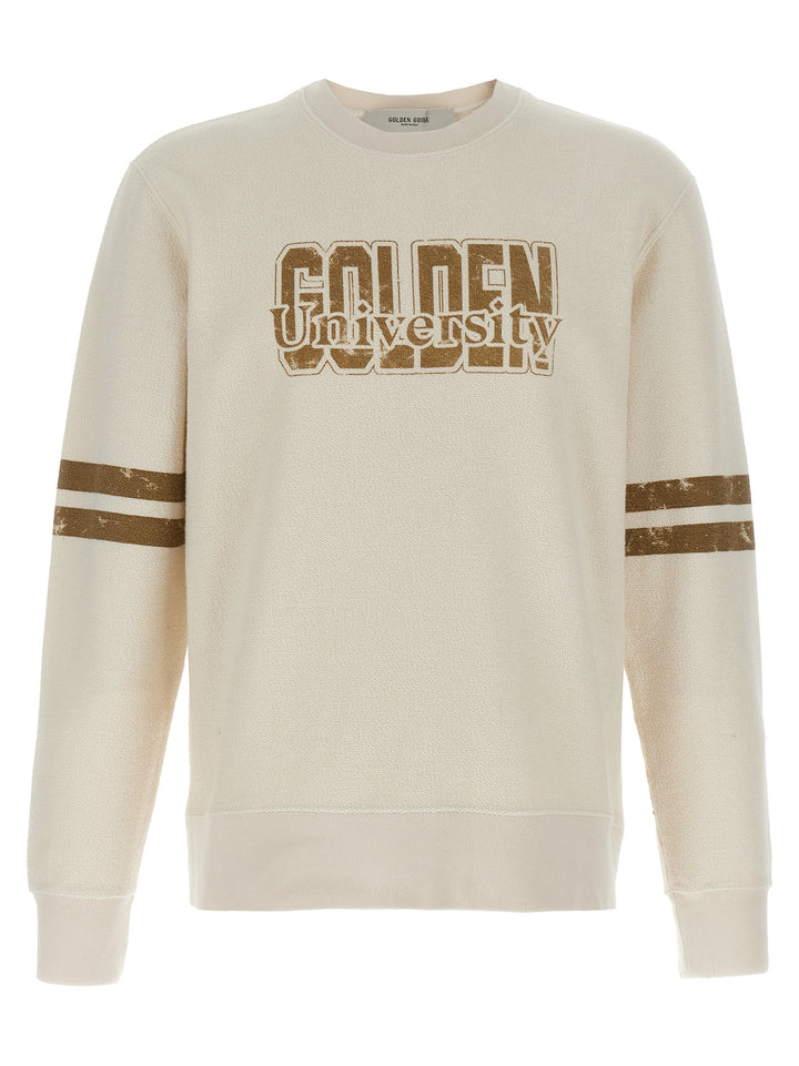Golden Goose Archibald Sweatshirt - Beige | 3416658ed126b70db31e7f97fa4d138180075e0d