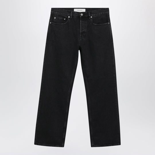 Vintage-Effect Black Jeans