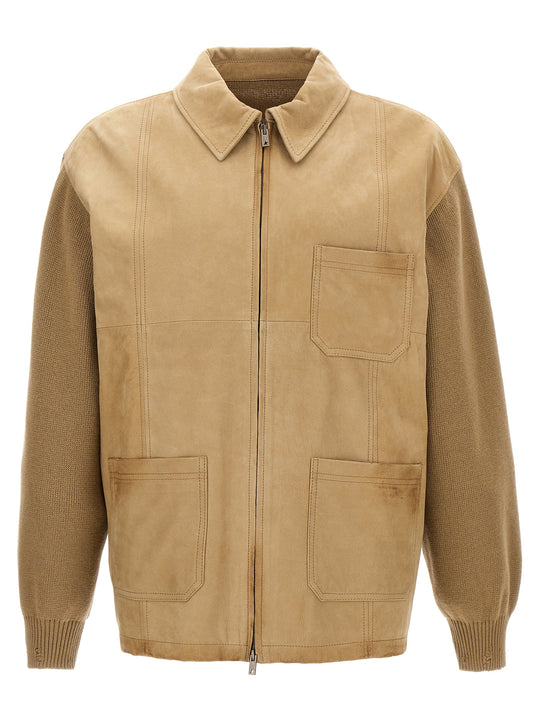 Neil Puffer Jackets Beige