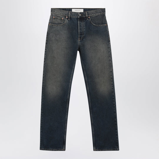 Journey Dark Blue Straight-Leg Cotton Jeans
