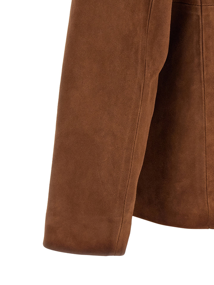 Golden Goose Robyn Puffer Jackets - Brown | 45ad37030c3cd87886fc792083857fb67571284d