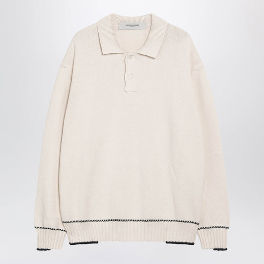 Polo Rindley With Logo Print In Cotton Blend, Heritage White
