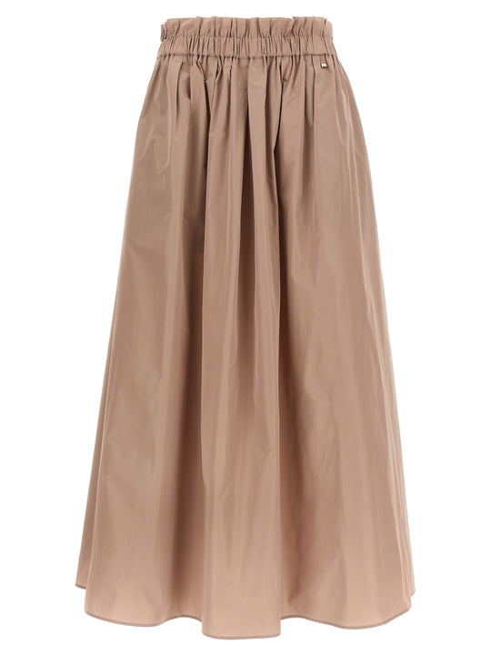 New Techno Taffeta Skirt Skirts Pink