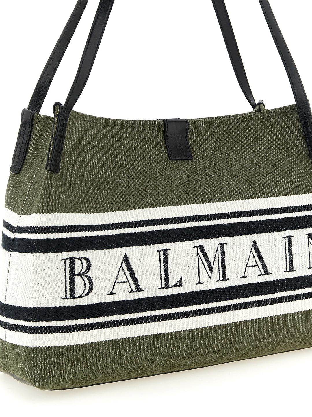 Balmain Release Tote Bag - Green | da45ba0e14547f0553234b0b17c7c3a4d7bae0c6