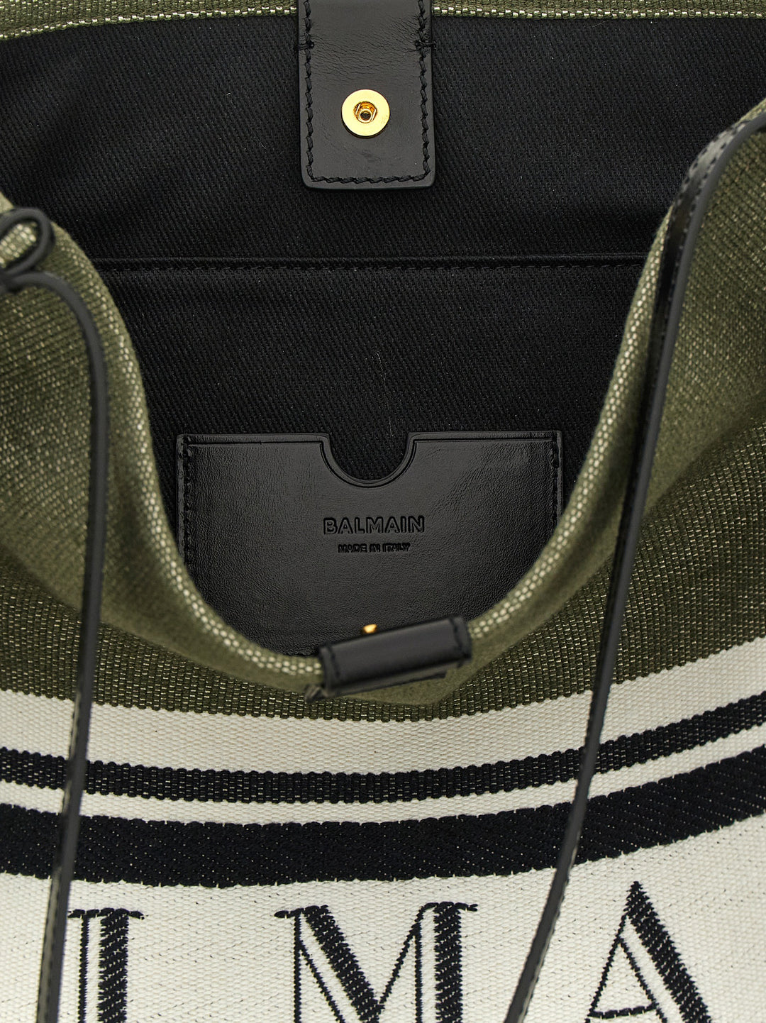 Balmain Release Tote Bag - Green | 162eebf221e1757b98d688ee6129732a84defe70