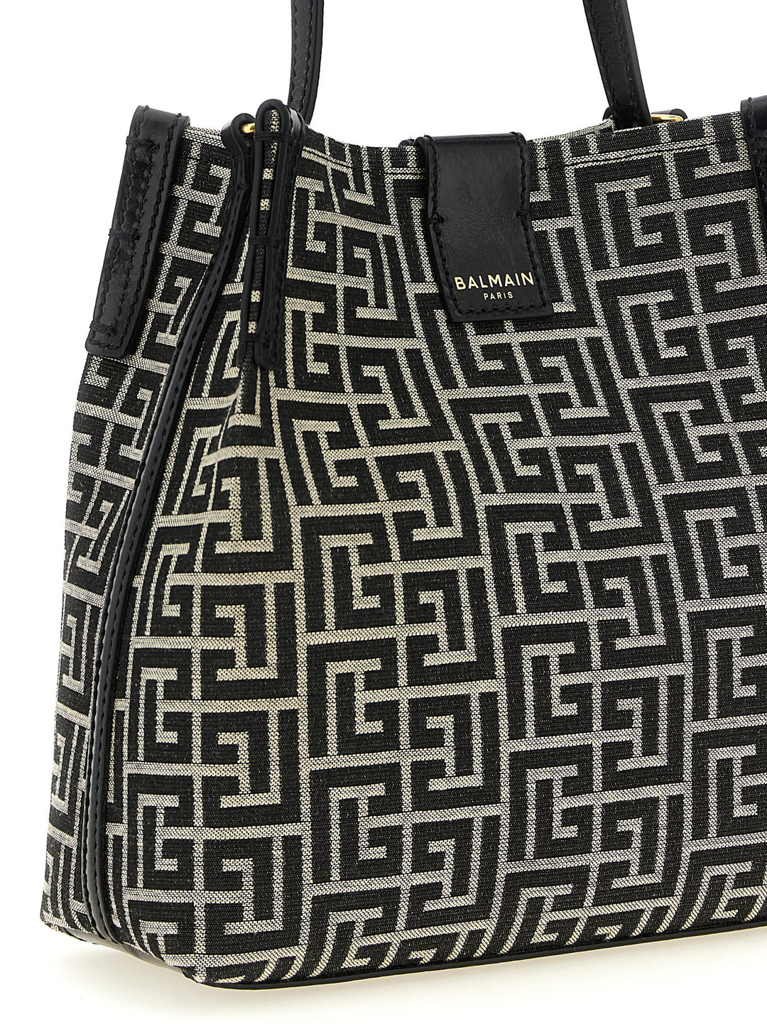 Balmain Release Shoulder Bags - White/Black | 5e9c27cf5f3fdce18fc98a3d6644622395489235
