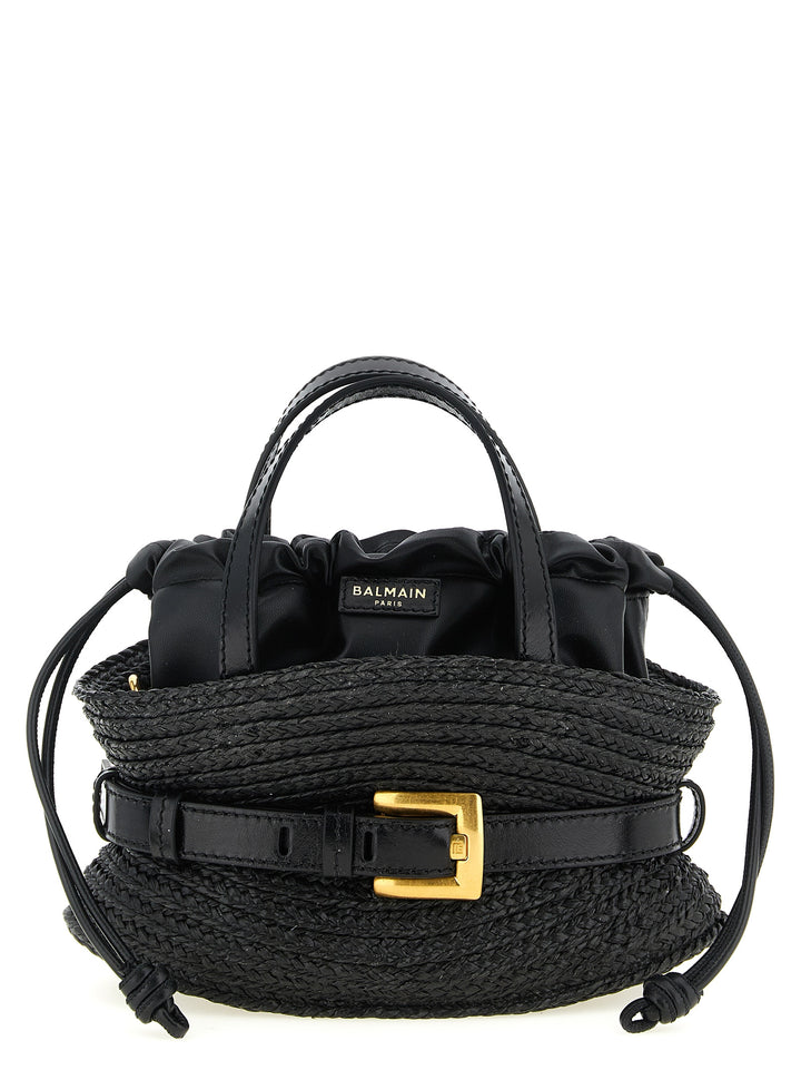 Balmain Shuffle Mini Hand Bags - Black | a5c24ec0bc50522c784ef9a623989e79dfd7cff7