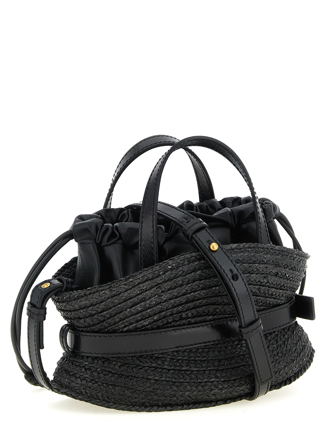 Balmain Shuffle Mini Hand Bags - Black | 4c7f81dd25c374b368ff33686a1a2a752f8fe0d8
