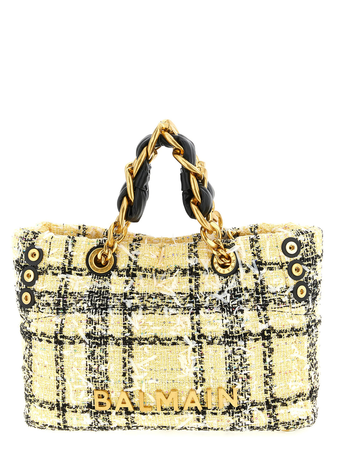 Balmain Soft Cabas Small Tote Bag - Multicolor | ed4bbf8d2a6cca2f1e0fdf296cc122d1ff4656df