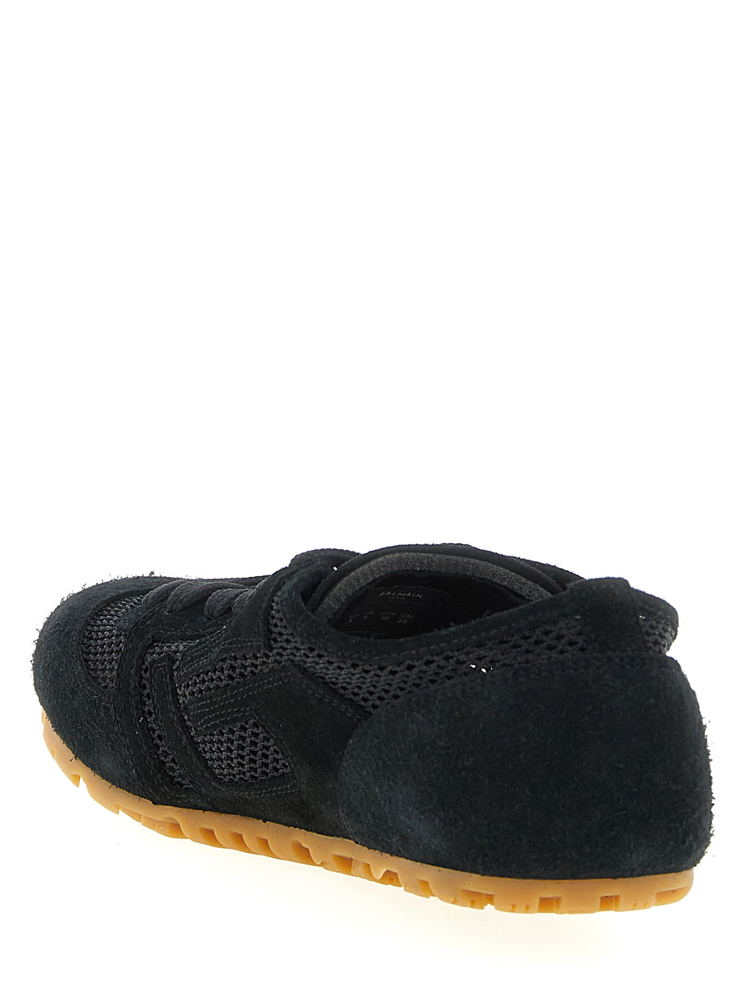Balmain Racer 45-Suede Sneakers - Black | a8a21a25e209a241489ab9d8461df1201196cd85