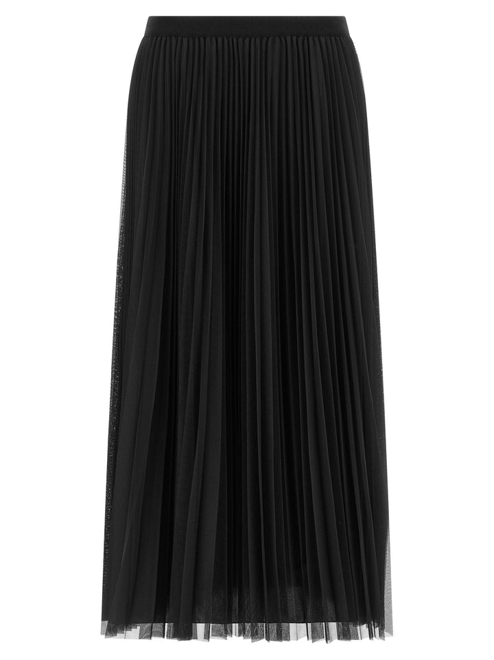 Fabiana Filippi Tulle Pleated Skirt Skirts - Blue | c51e5cb256365df24377cb88b4cd4452bb488335