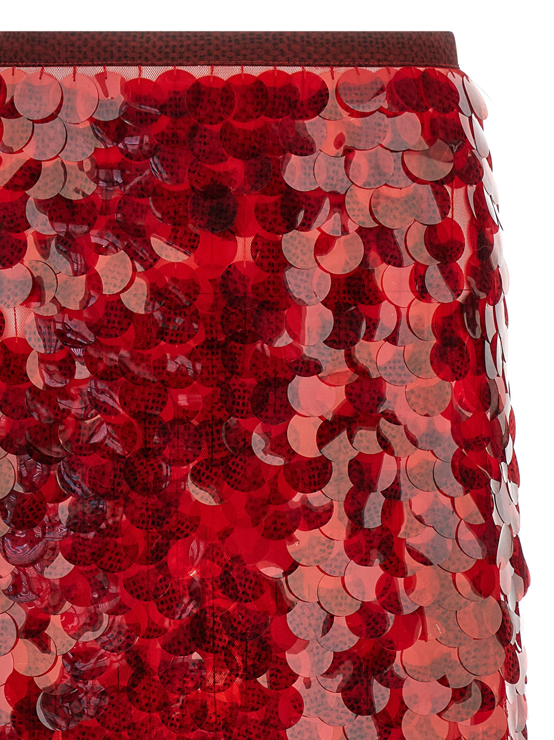 Fabiana Filippi Sequin Skirt Skirts - Red | ce44d28995a6e6102902a30765cb2b794c31b4a5