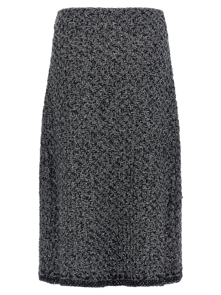Fabiana Filippi Tweed Skirt Skirts - Blue | e368d1d0a5d24b075bb6bf1c3f2036552a3a2ccf