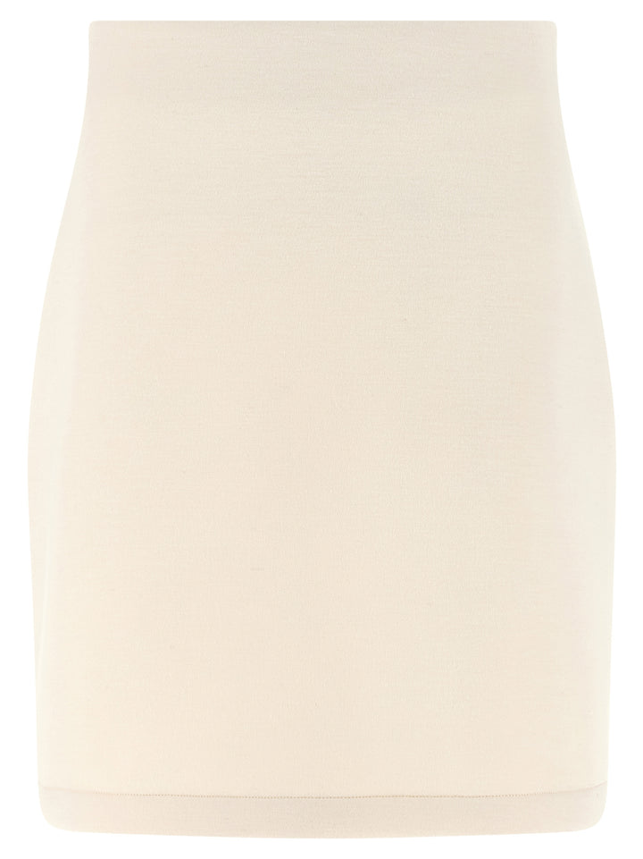 Fabiana Filippi Cashmere Scuba Skirt Skirts - Beige | fa1bc2168133d273f32284287af8faeba35dbddd