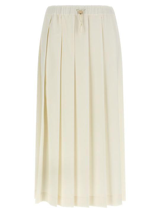 Pleated Skirt Skirts White