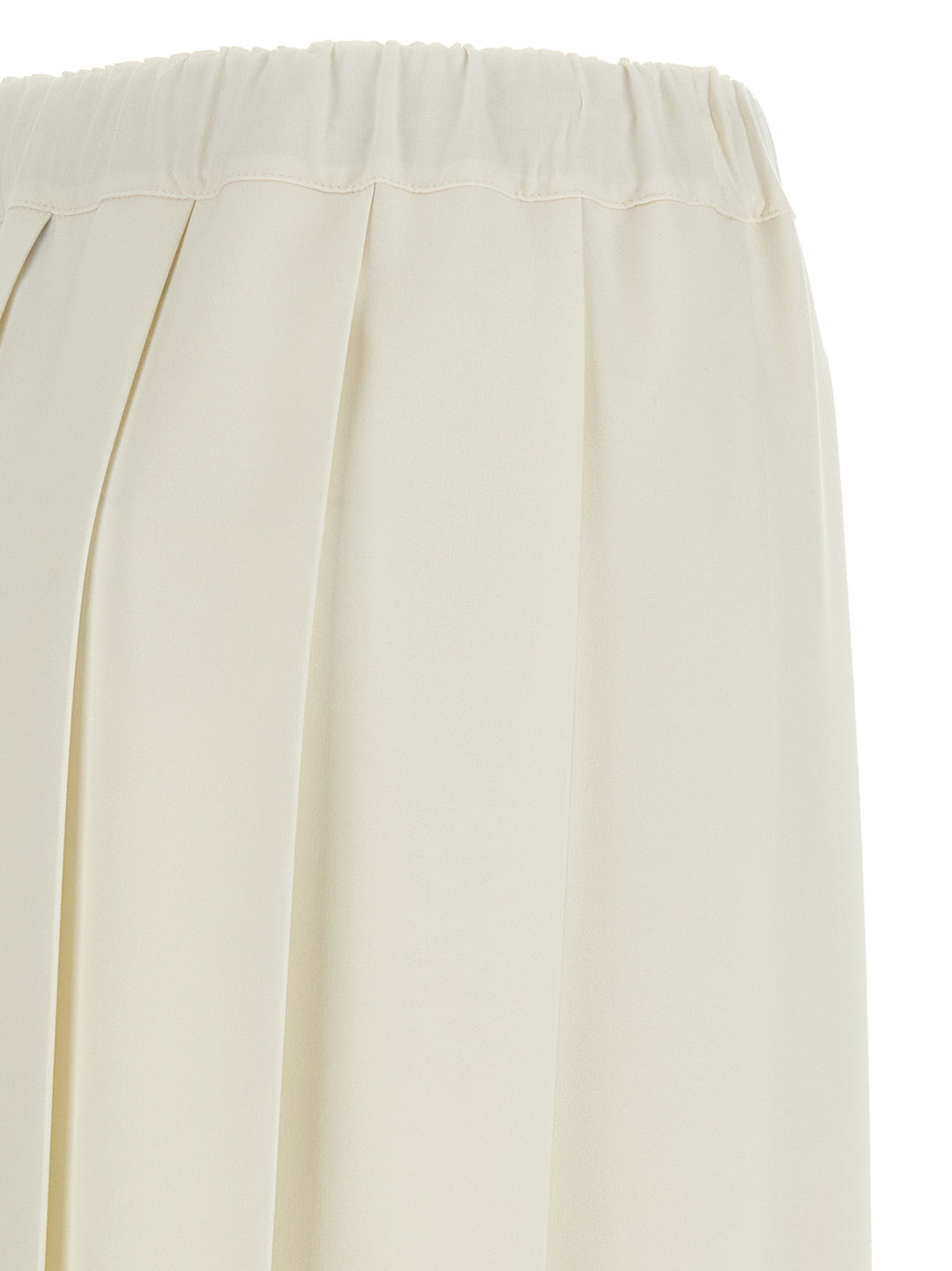 Fabiana Filippi Pleated Skirt Skirts - White | 3f42d0cbd641d671cd96614e4cf410afbe691175