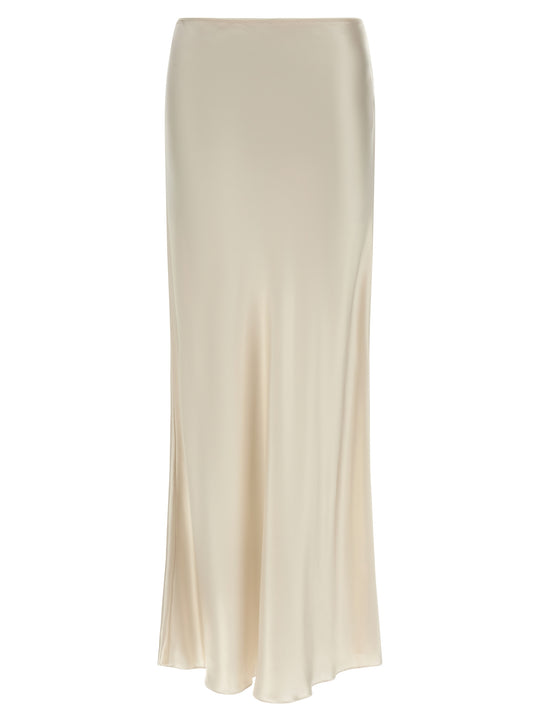 Asymmetrical Skirt Skirts White