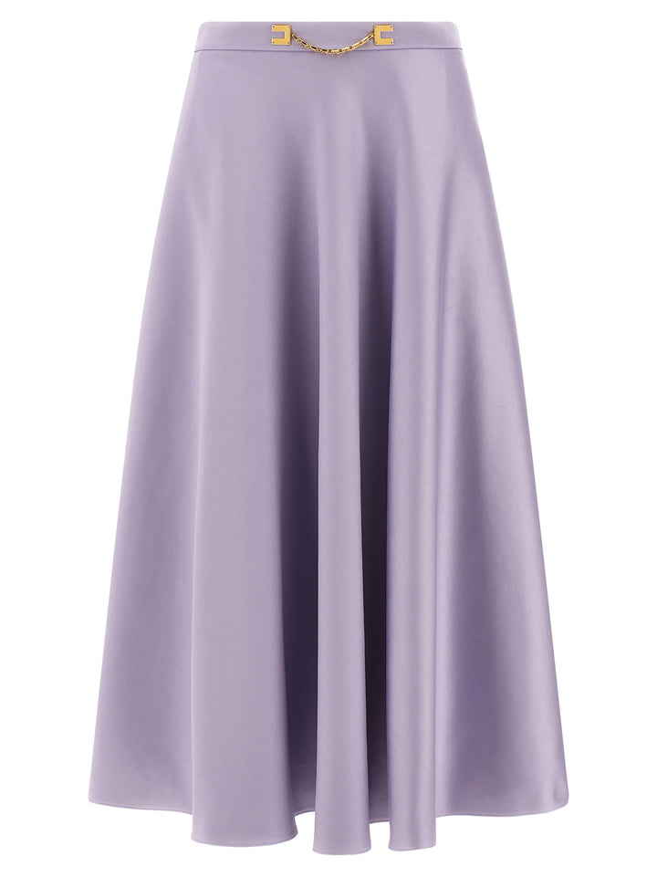 Elisabetta Franchi Duchesse Skirt Skirts - Purple | 8e30d6fee1eb7aca13d3a355925ea964439df0c3