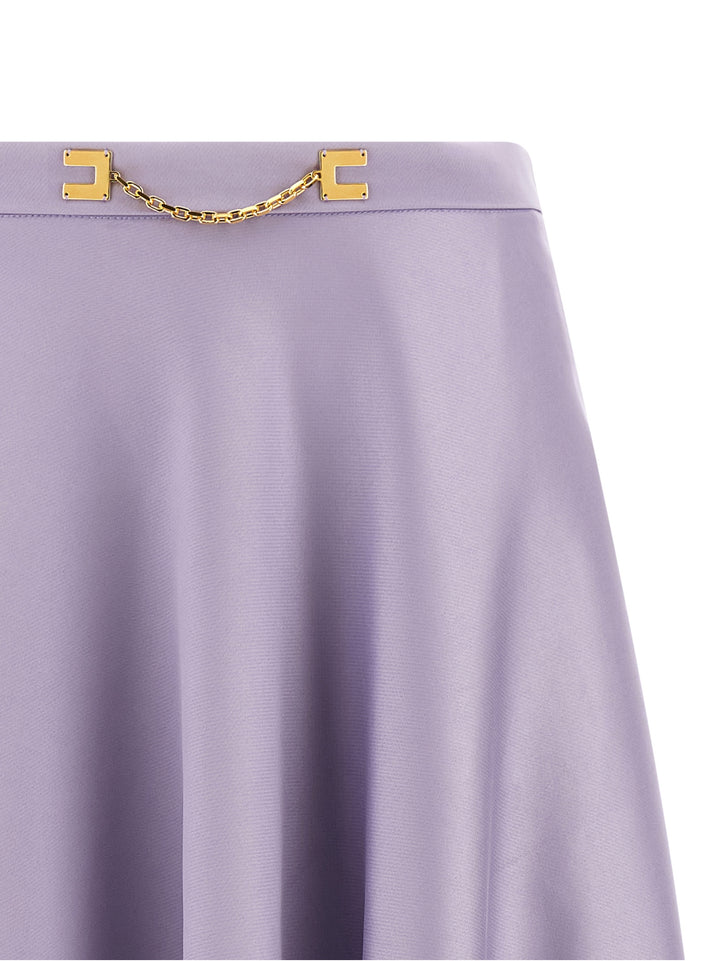 Elisabetta Franchi Duchesse Skirt Skirts - Purple | be339f5235d1feaf60cf4f0f9884b79fabacd7f2
