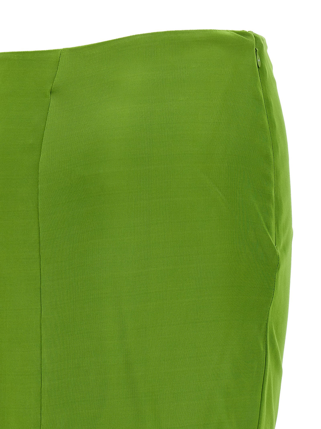 Elisabetta Franchi Shiny Viscose Skirt Skirts - Green | 6db3b9ec8e4b60844948ac480fd35c8ccbc68217