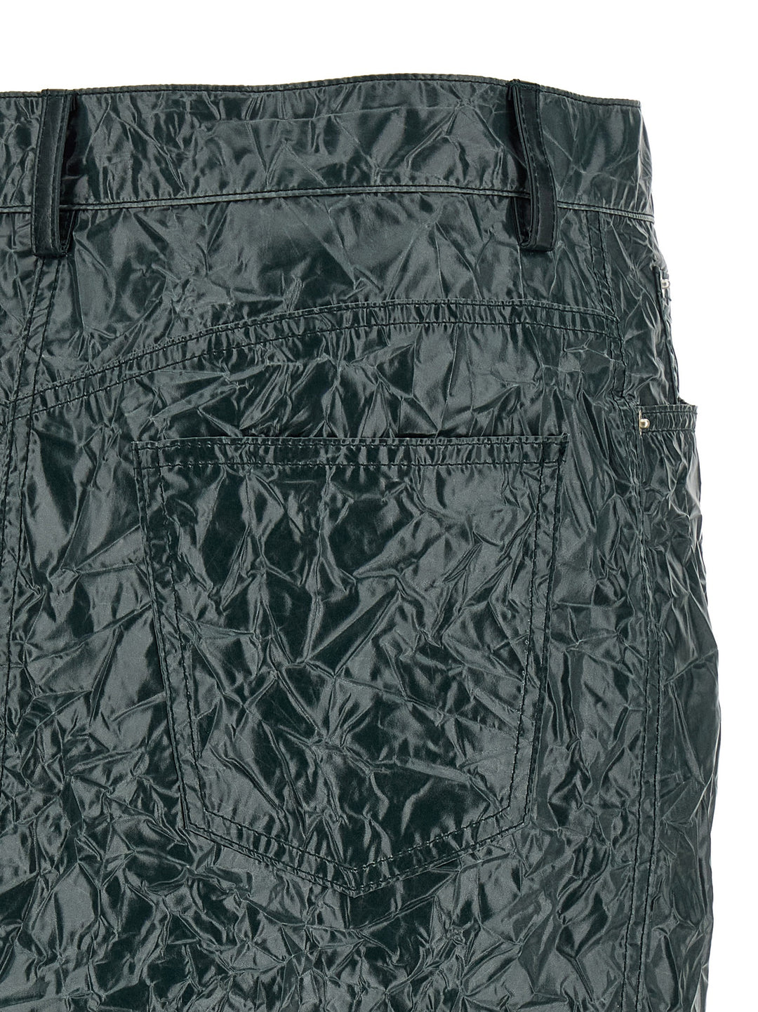 Marni Skirt With A Wrinkled Effect Skirts - Green | 98468741c06a7ee228085ad1843159bda80aae21
