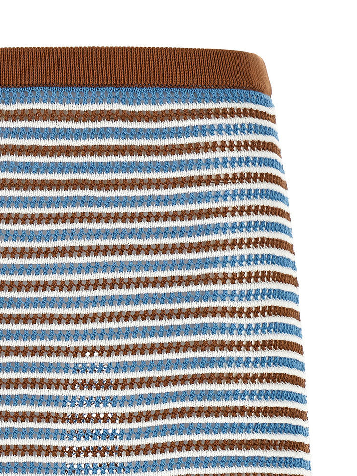 Marni Striped Crochet Skirt Skirts - Multicolor | 650009231b2f160682eab67de19b2be4f2325475