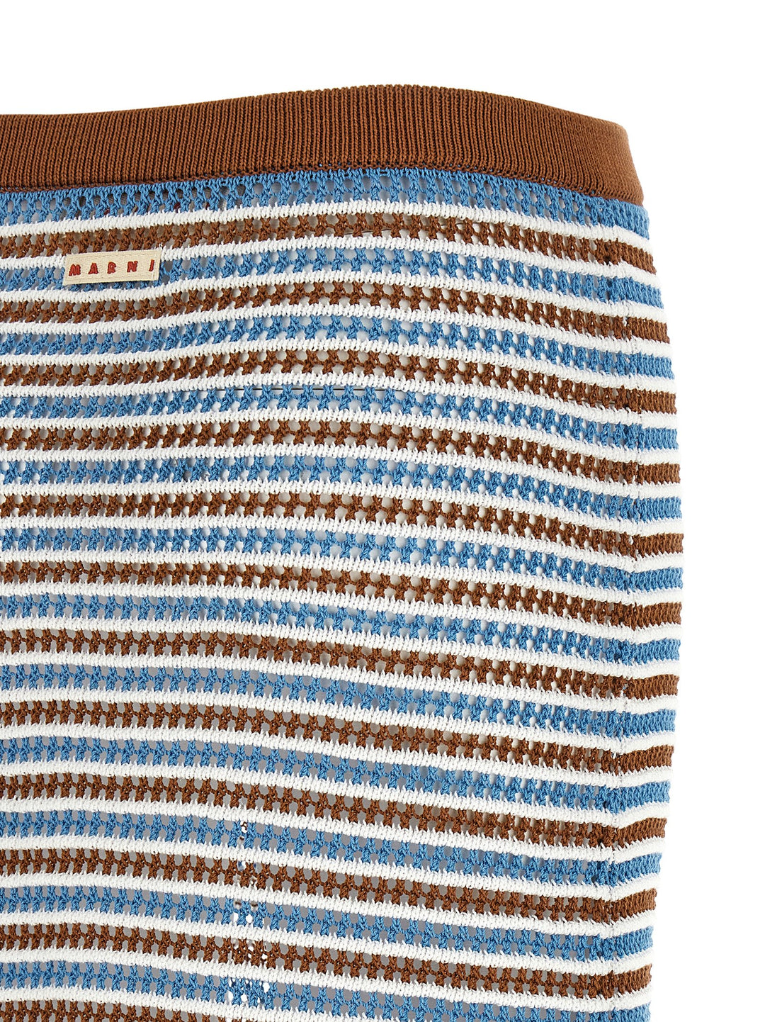 Marni Striped Crochet Skirt Skirts - Multicolor | 76c43823205146dafb33f223a48c6d1d188fe4df