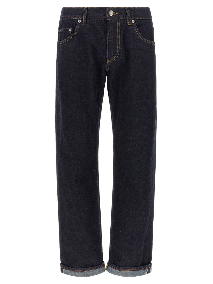 Dolce & Gabbana Dg Embroidery Jeans - Blue | 277902741782163f9087cd8c880ee355dbdeeb7a