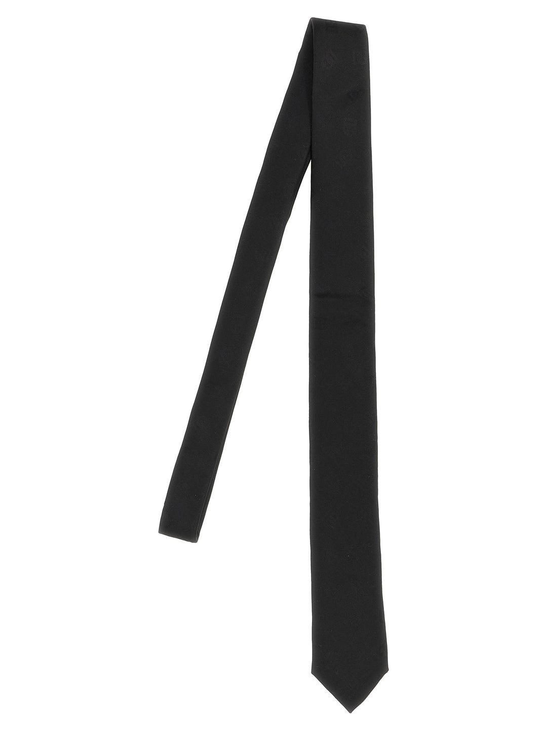 Dolce & Gabbana Jacquard Logo Tie Ties and Papillon - Black | 8aa1727b161e10089c64697436e093a459332056