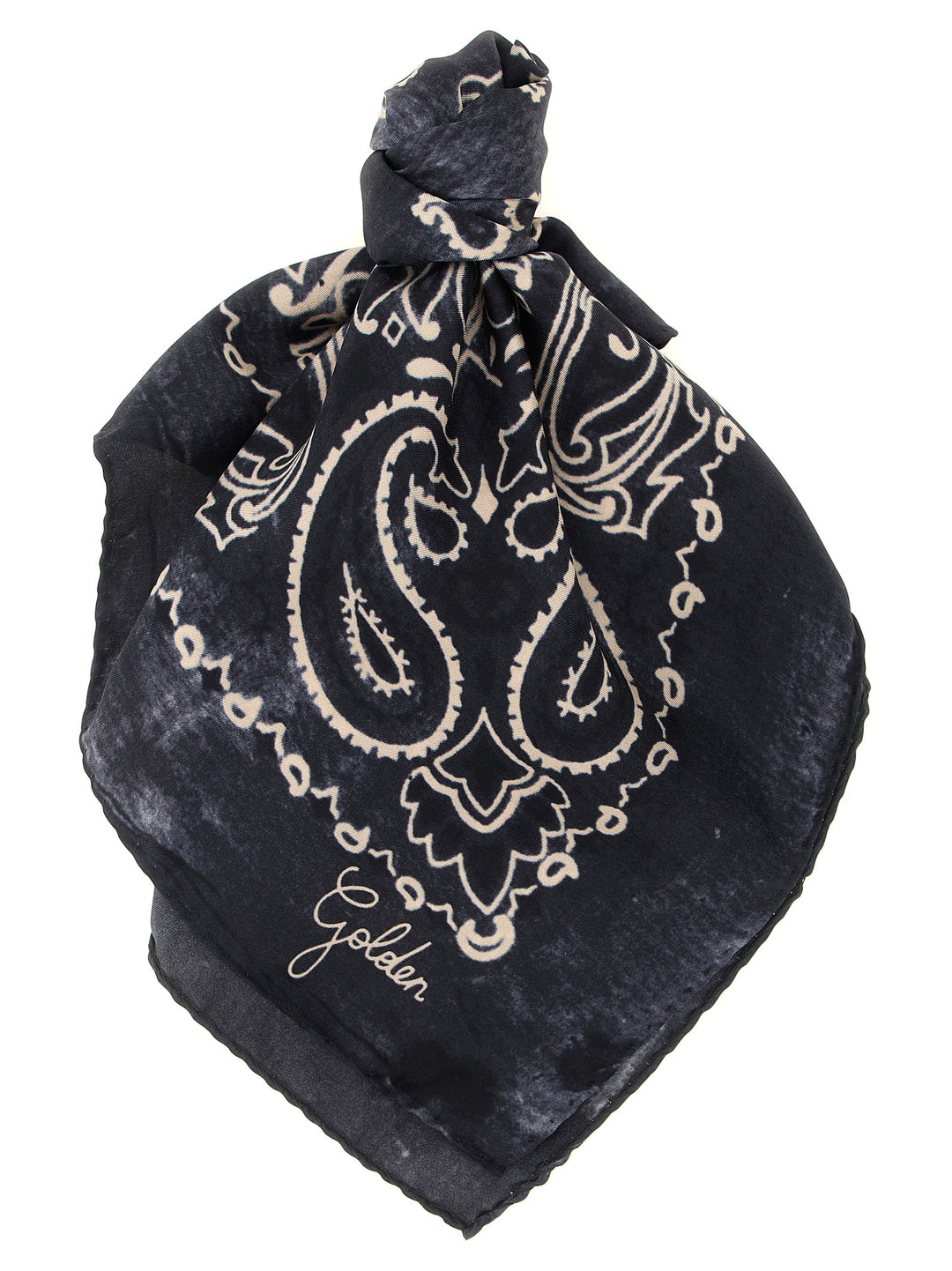 Golden Goose Paisley Scarf Scarves and Foulards - Gray | 570385428dfd81acf8e3aaa4649d095081f0e9cb