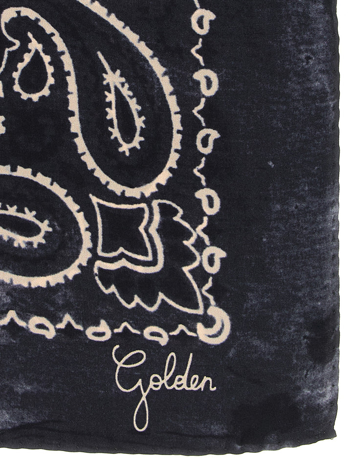 Golden Goose Paisley Scarf Scarves and Foulards - Gray | 967f2a869bde20b4052f33a45ffe4b21829ea34a