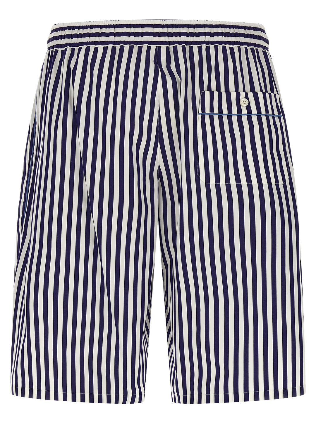 Dolce & Gabbana Striped Bermuda Shorts Bermuda and Short - Blue | 6ecade8e4cbdd025903a30ae5ae759b44aa06b08