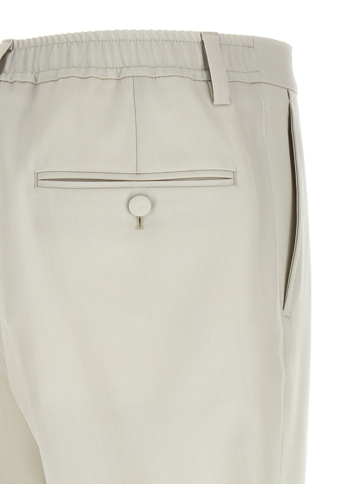 Dolce & Gabbana Poplin Wool Pants - Beige | 47fa6eb232dd2e69eb9ed4615824f50d24e706fe