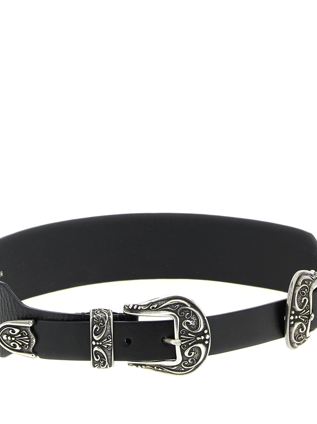 Golden Goose Double Buckle Belts - Black | 5dcd15e23c70bcb6a0b873ba043b6da3650bedf4