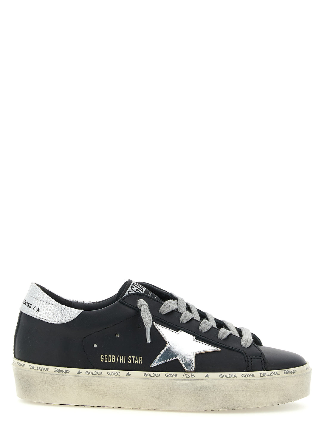 Golden Goose Hi Star Sneakers - Black | 252cad6132a4237e425749fbc770dc2cd71c74fc