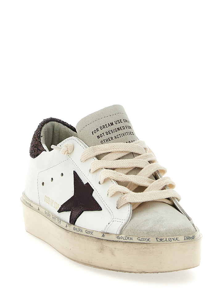 Golden Goose Hi Star Sneakers - Brown | 77ad75ada9605f15934ec538e090a69c5b9219fa