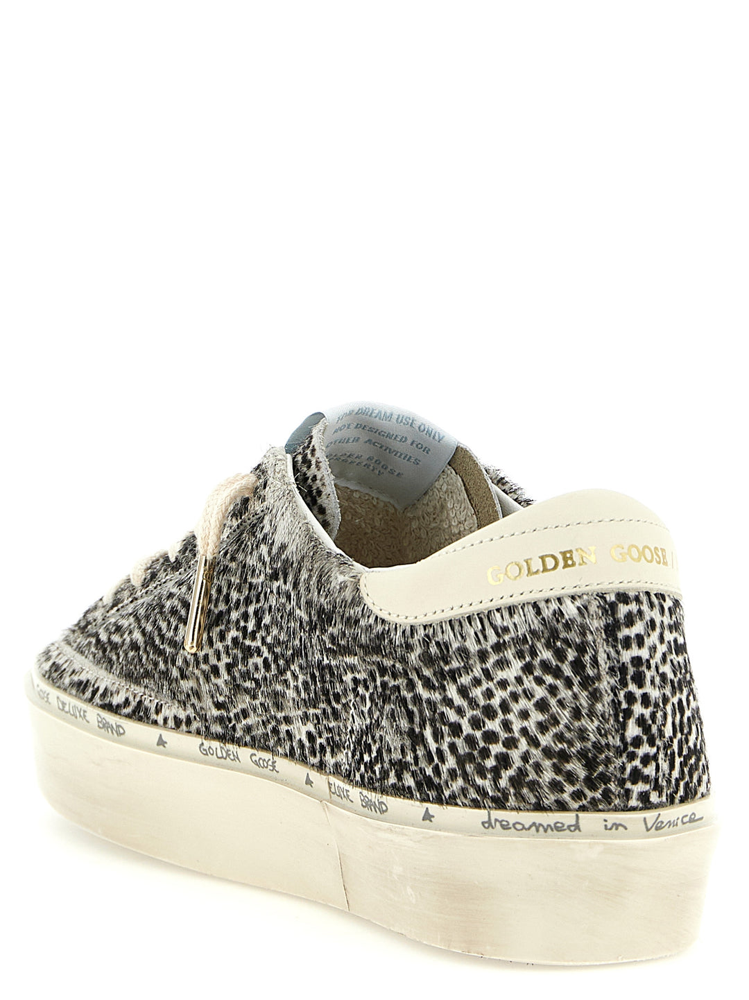 Golden Goose Hi Star Sneakers - White/Black | 17409c92ca9e7c5d82f666fb579154e697d2b88b