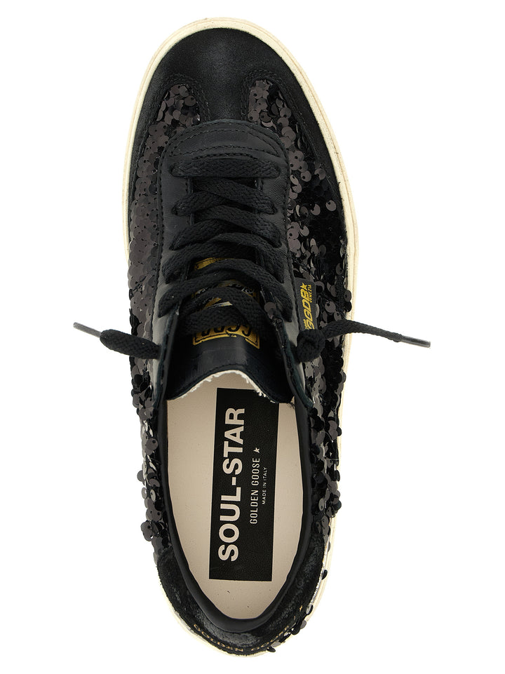 Golden Goose Soul Star Sneakers - Black | db4dbdc800324aaaaea252cdc3a0b20ce8851718