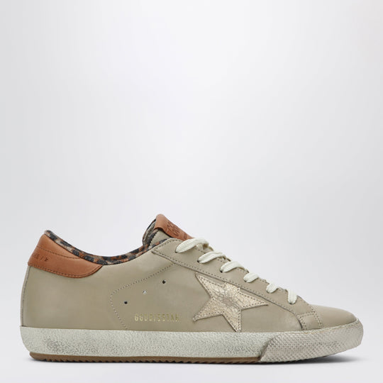 Beige/Platinum/Brown Super-Star Trainers