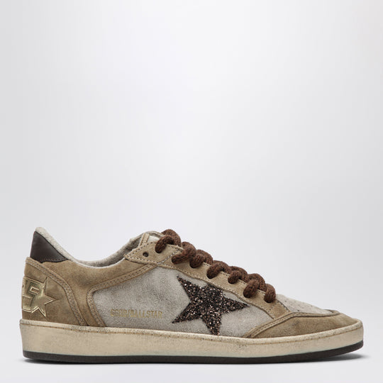 Ball-Star Beige/Brown Suede Sneakers