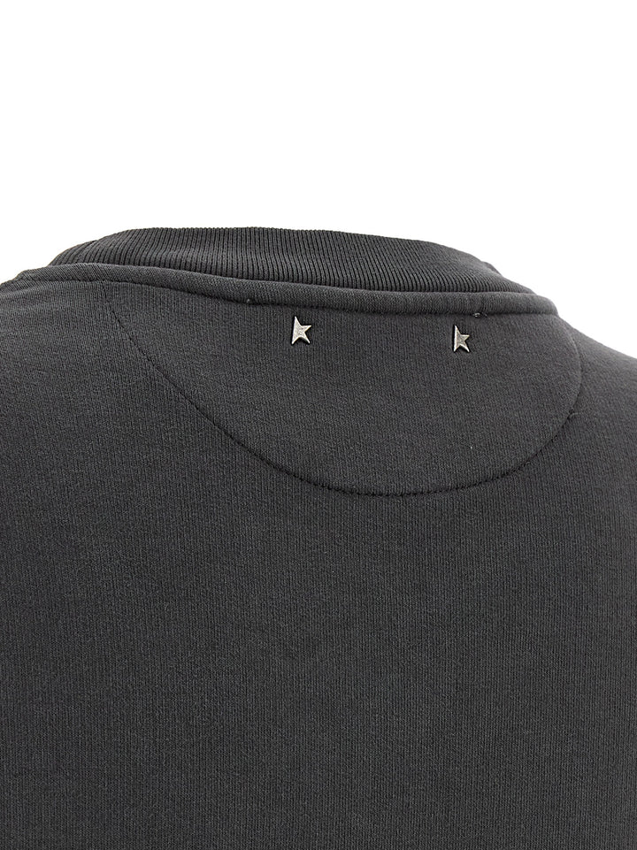 Golden Goose Athena Sweatshirt - Gray | be526c36b5f57046072aabeeb0adbf15e556bf4e