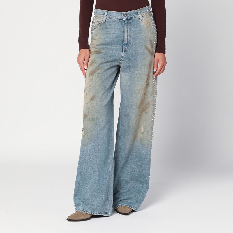 Golden Goose Pants - Light Blue | af969edfb66f9dbb147e54a102d9e7d5bf0f1d89