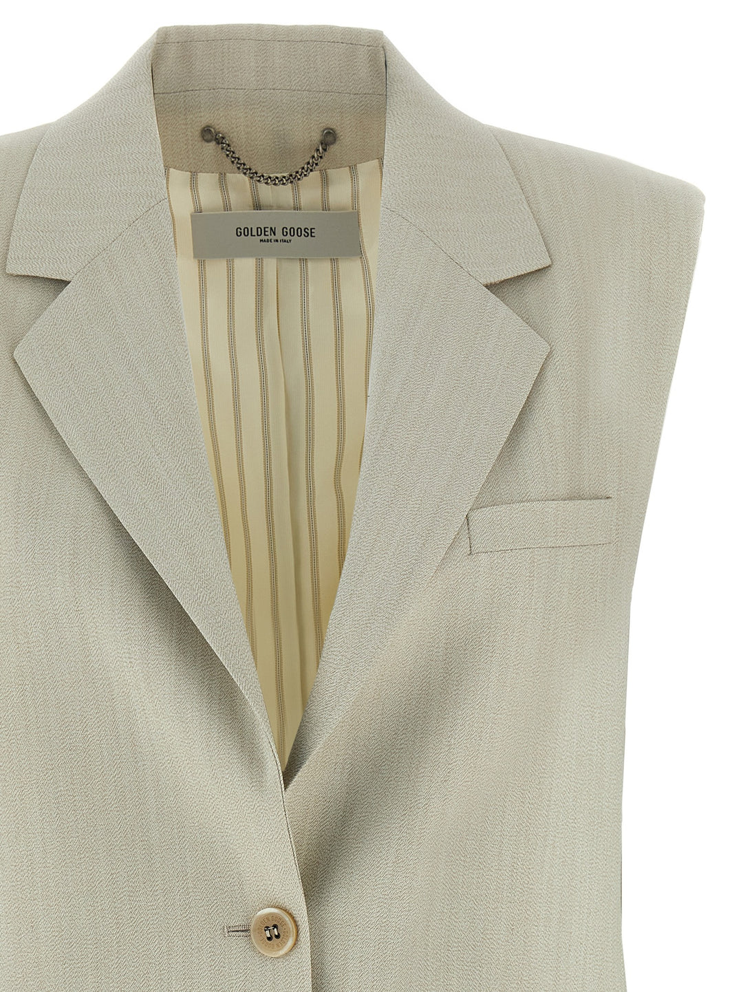 Golden Goose Nicole Gilet - Beige | 18ad3a42aa260a566d93eb9e39486df29a46054b