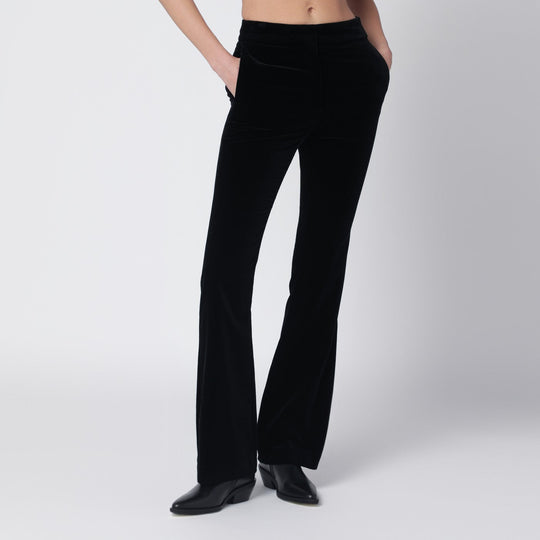 Black Velvet Trousers
