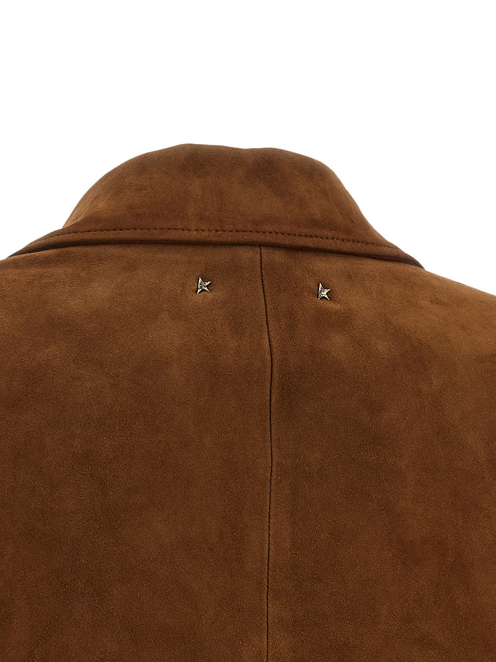 Golden Goose Robyn Puffer Jackets - Brown | d7f3f4edfa093d90673e32b8375aee5a263022de